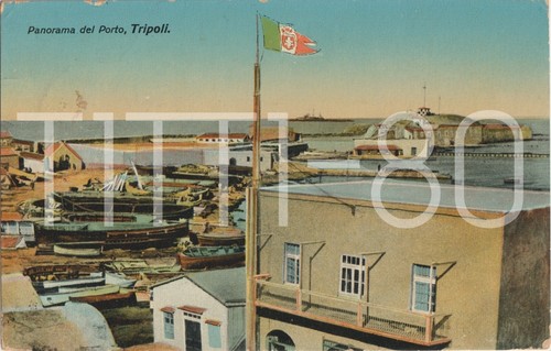 Panorama del porto tripoli - -,