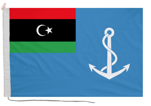 Bandiera libia naval - libia,